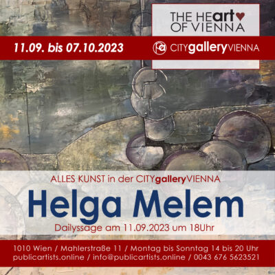 Helga Melem alla CITYgalleryVIENNA