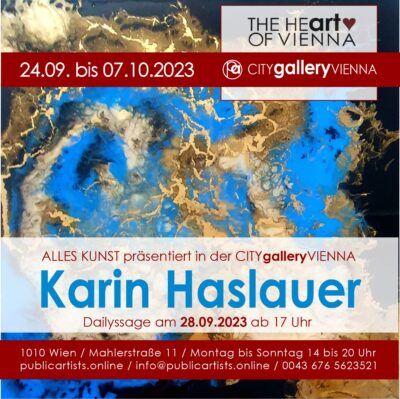 Karin Haslauer alla CITYgalleryVIENNA