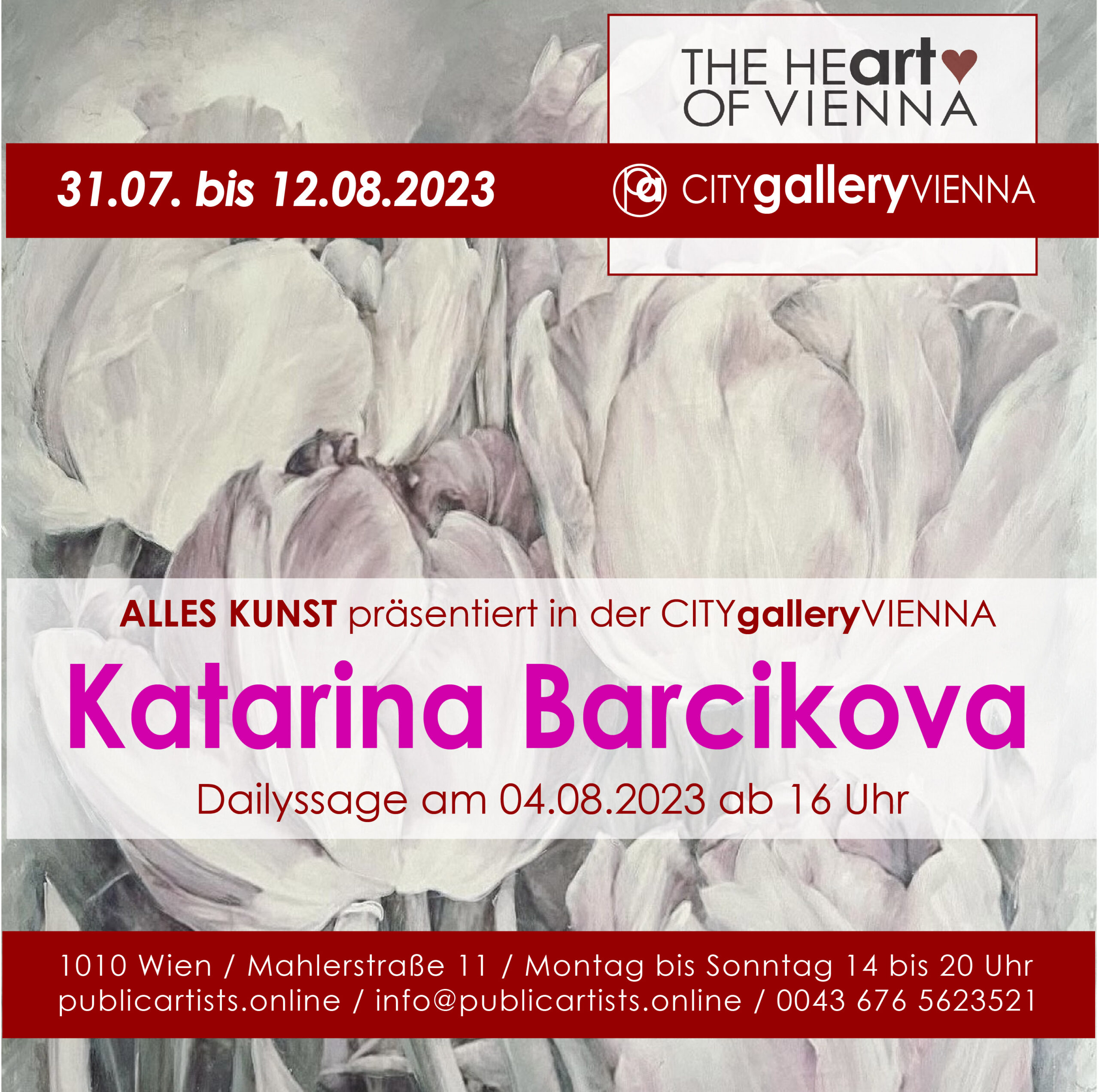 Katarina Barcikova nella CITYgalleryVIENNA