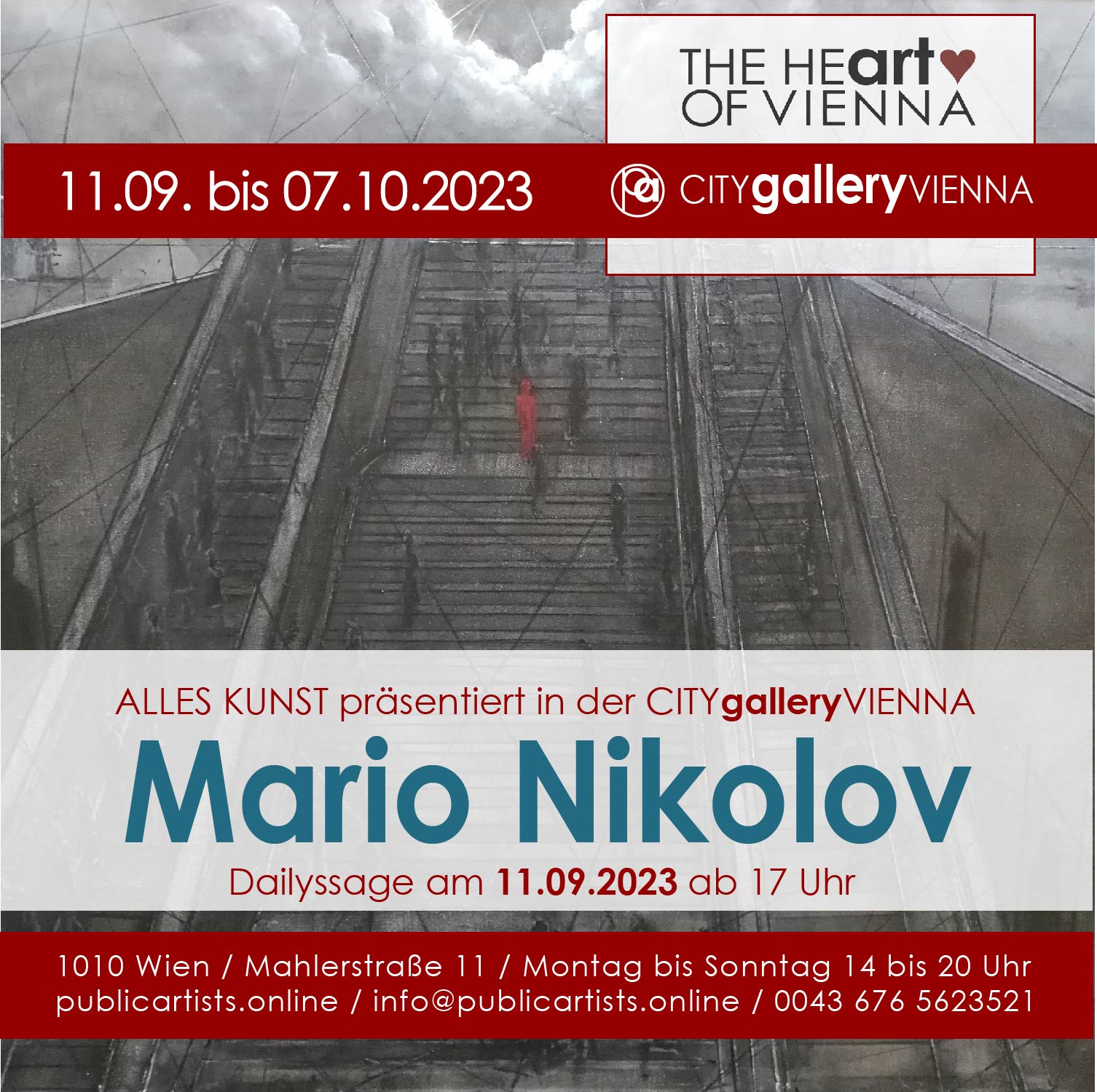 Mario Nikolov alla CITYgalleryVIENNA
