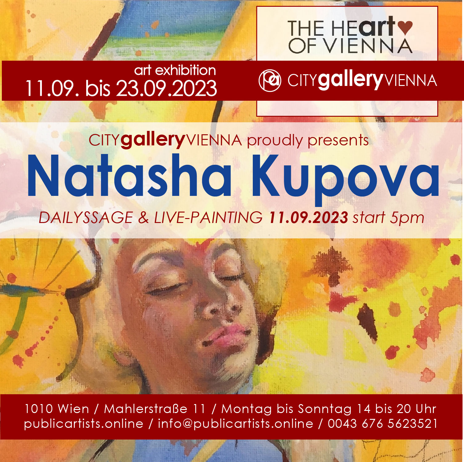 Nataša Kupová v CITYgalleryVIENNA