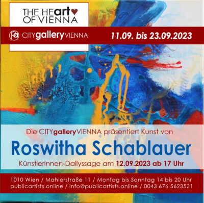 Roswitha Schablauer alla CITYgalleryVIENNA