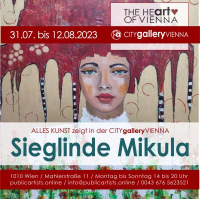 Sieeglinde Mikula in der CITYgalleryVIENNA