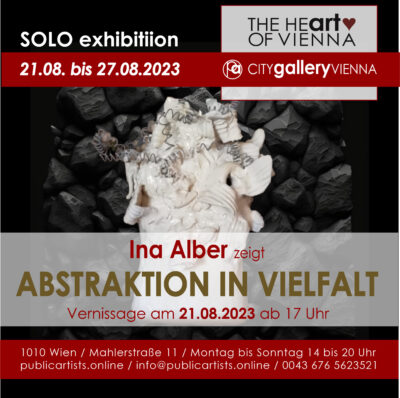 SOLO exhibition: „Abstraktion in Vielfalt“ von Ina Alber