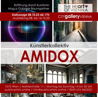 Künstlerkollektiv AMIDOX in der CITYgalleryVIENNA