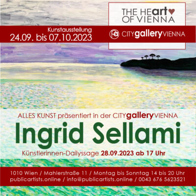 Ingrid Sellami alla CITYgalleryVIENNA