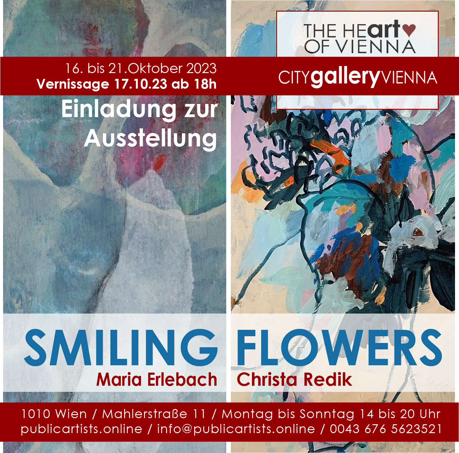 SMILING FLOWERS presentato da Maria Erlebach e Christa Redik