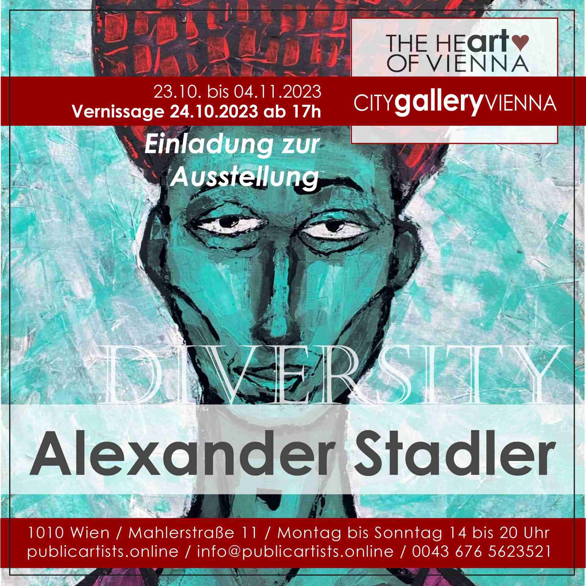 Александър Щадлер показва DIVERSITY в CITYgalleryVIENNA