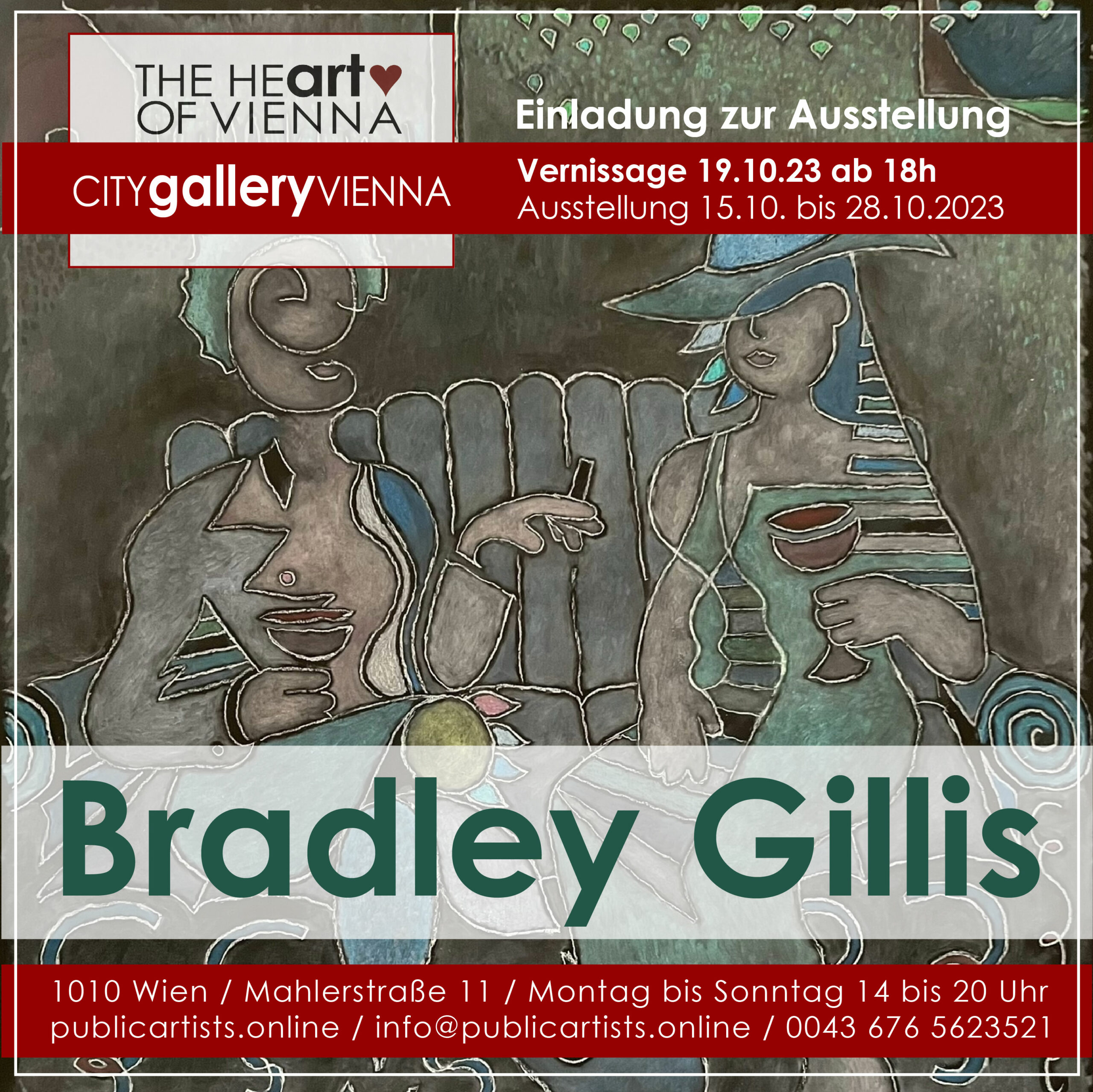 Брадли Гилис в CITYgalleryVIENNA