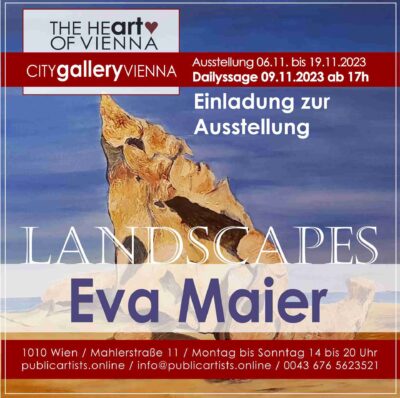 Ева Майер показва ПЕЙЗАЖИ в CITYgalleryVIENNA