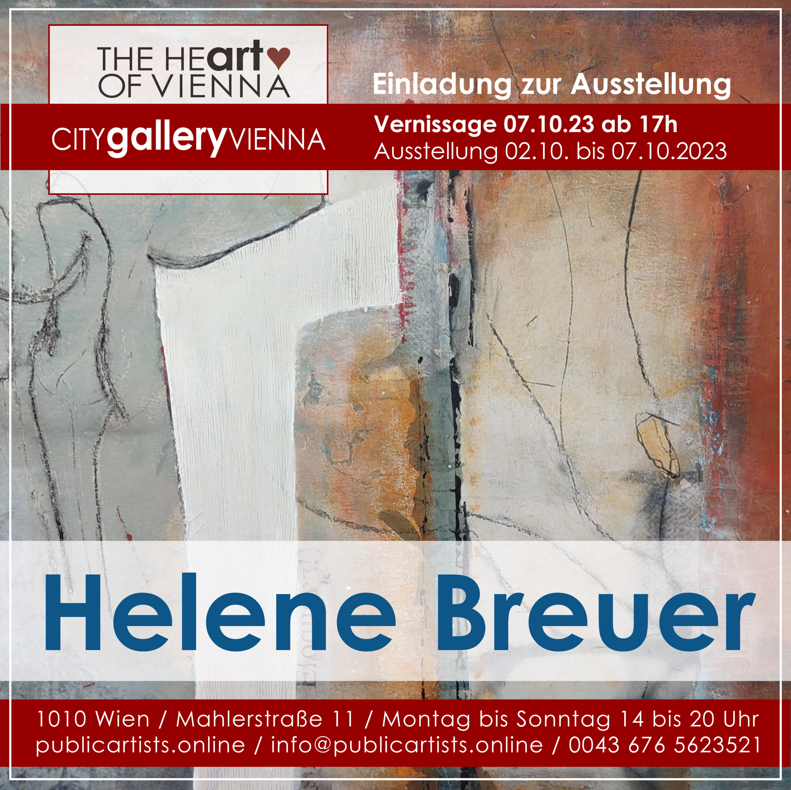 Helene Breuer at the CITYgalleryVIENNA