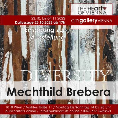 Мехтхилд Бребера показва РАЗНООБРАЗИЕ в CITYgalleryVIENNA