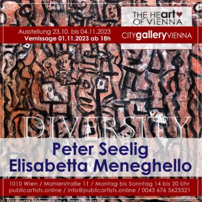 Петер Зеелиг и Елизабета Менегело показват РАЗНООБРАЗИЕ в CITYgalleryVIENNA
