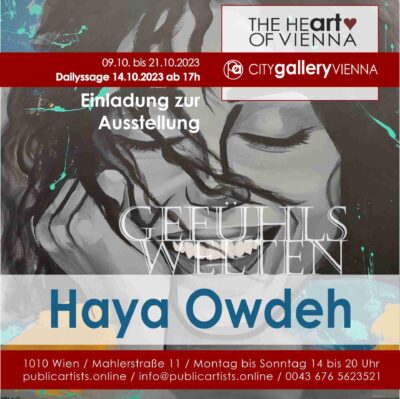 Хая Оудех показва GEFÜHLSWELTEN в CITYgalleryVIENNA