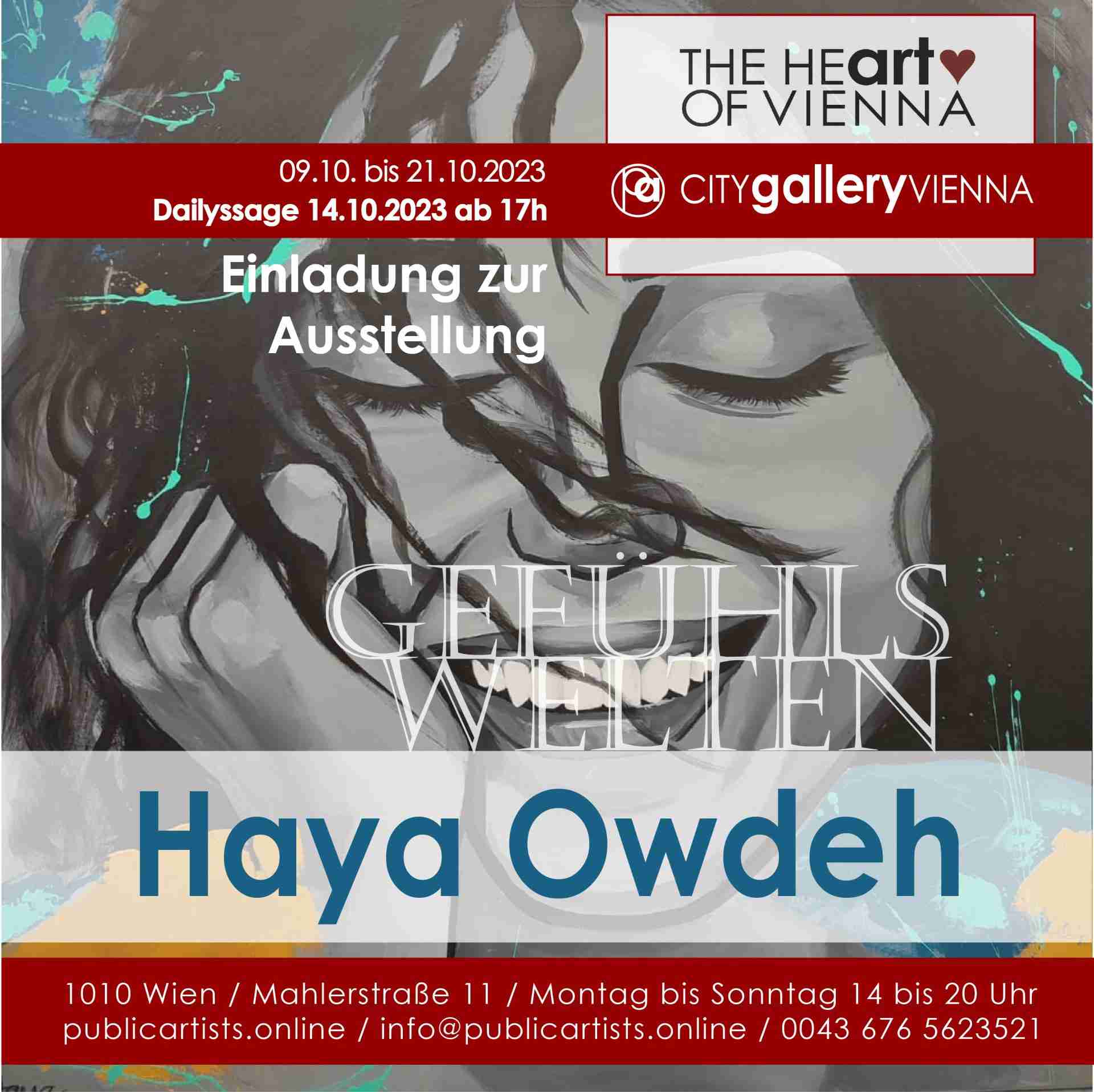 Хая Оудех показва GEFÜHLSWELTEN в CITYgalleryVIENNA