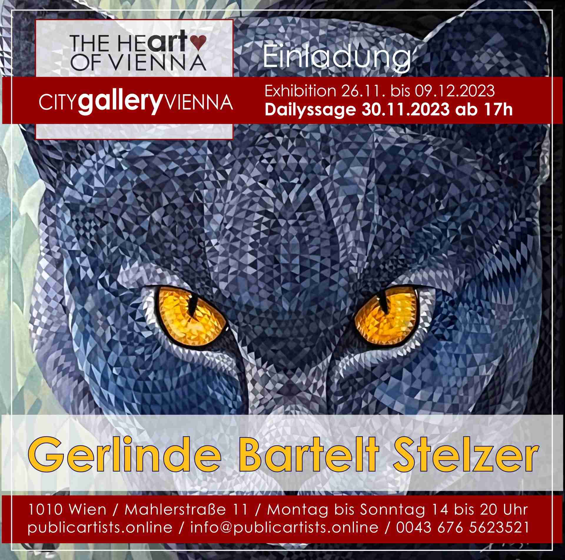 Gerlinde Bartelt Stelzer a CITYgalleryVIENNA-ban