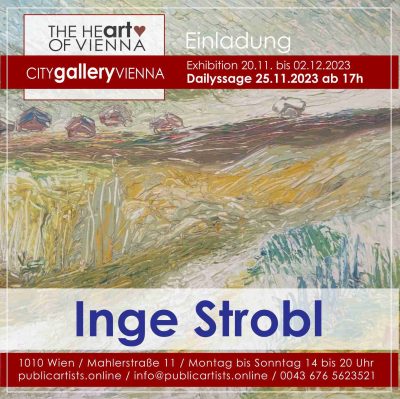 Inge Strobl in der CITYgalleryVIENNA