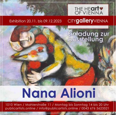 Nana Alioni in der CITYgalleryVIENNA
