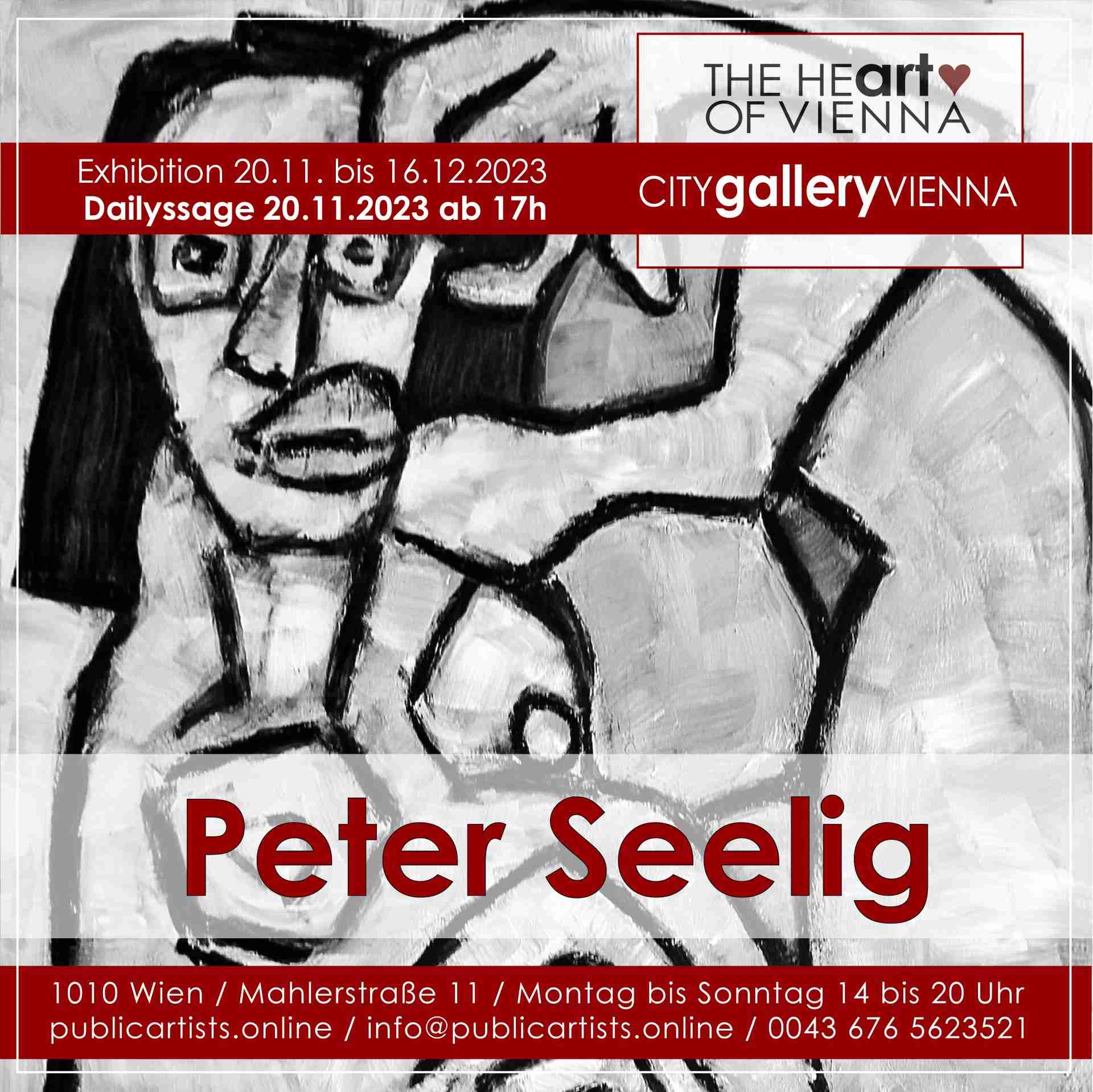 Peter Seelig a CITYgalleryVIENNA-ban