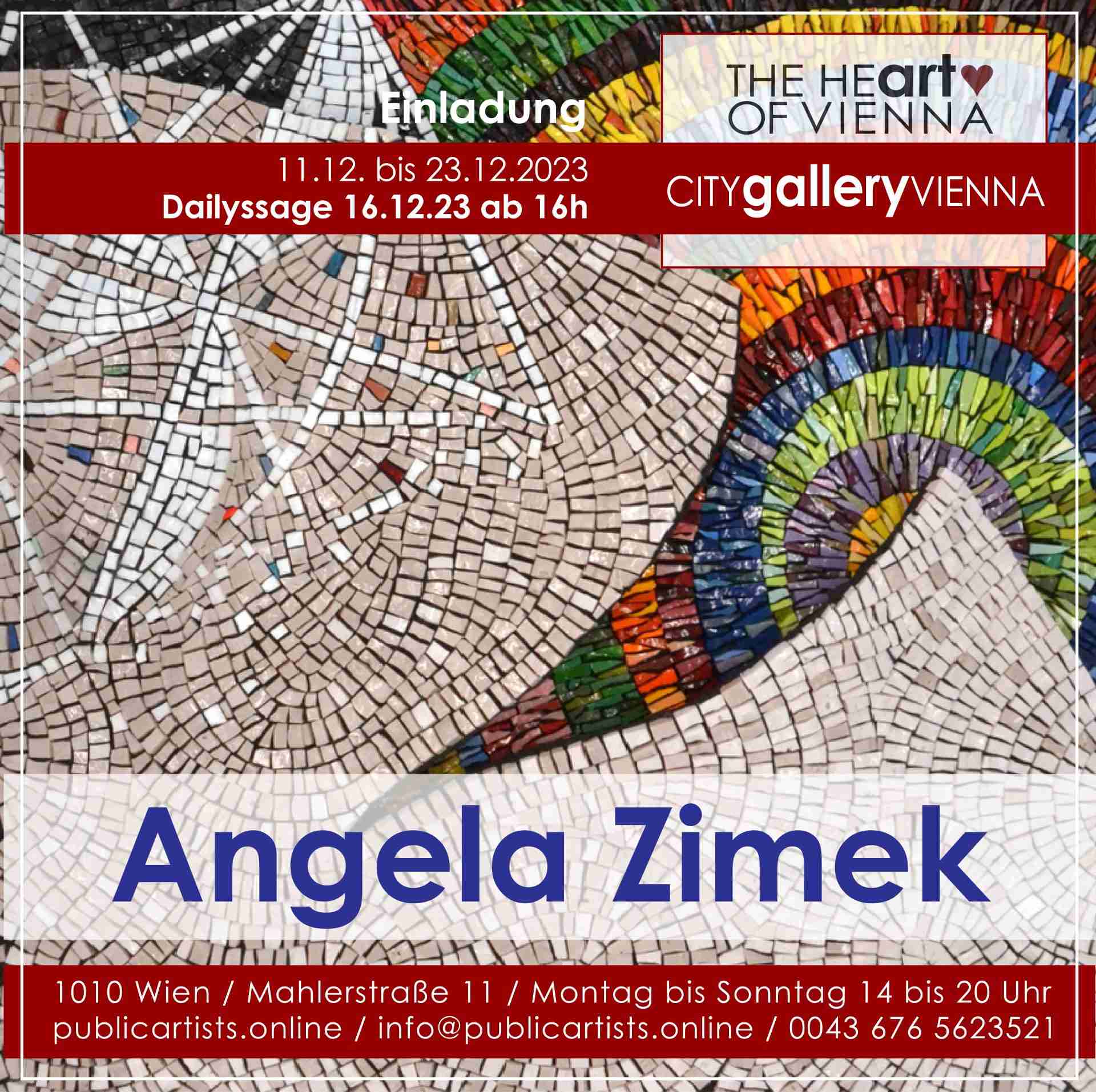 Angela Zimek v CITYgalleryVIENNA