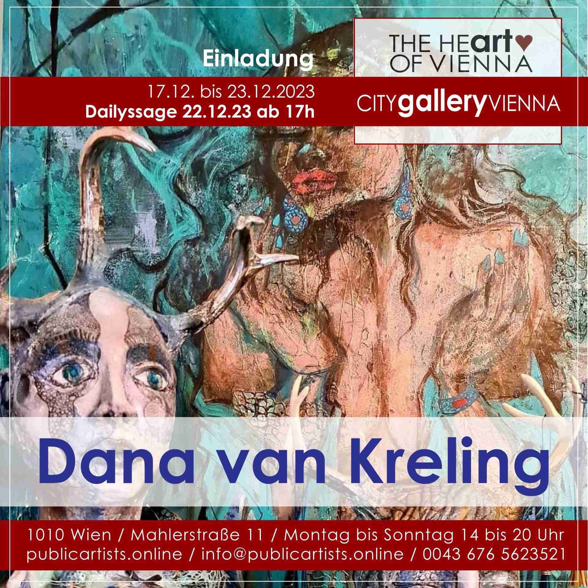 Dana van Kreling in the CITYgalleryVIENNA