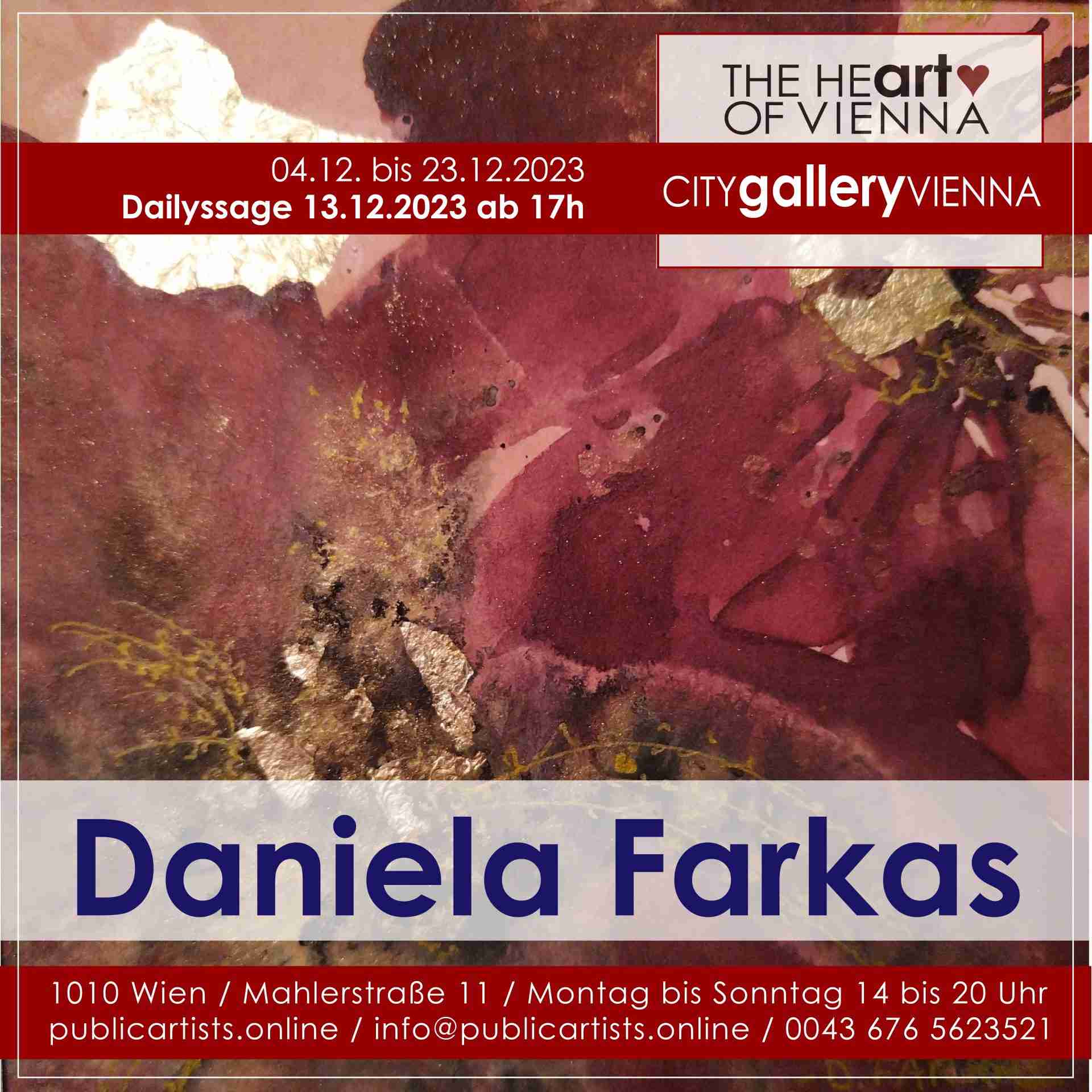 Даниэла Фаркас в галерее CITYgalleryVIENNA