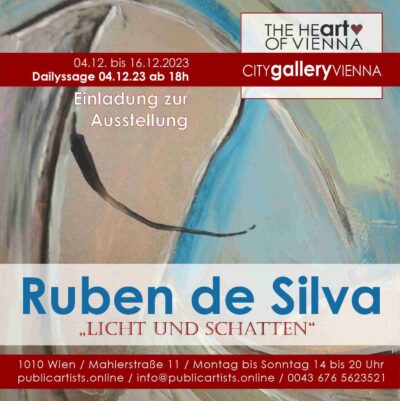 Рубен де Силва показва LICHT&SCHATTEN в CITYgalleryVIENNA