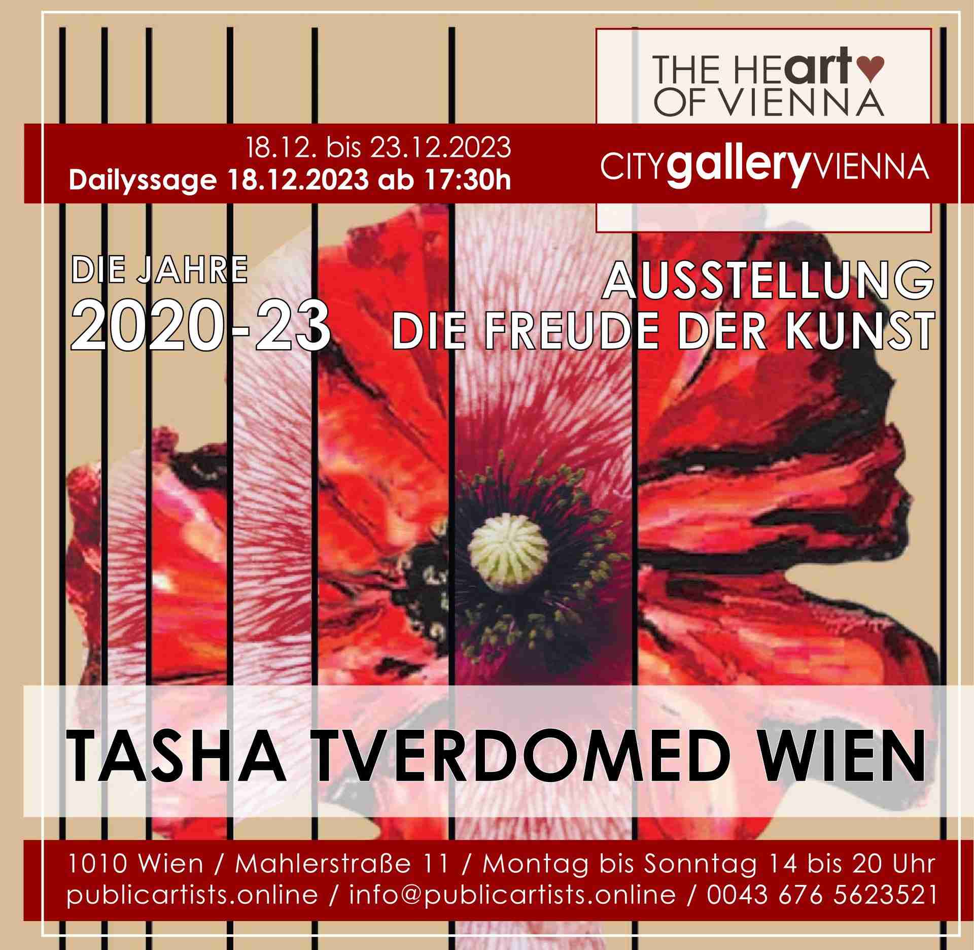 Tasha Tverdomed in the CITYgalleryVIENNA