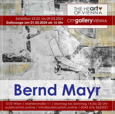 Бернд Майр в CITYgalleryVIENNA