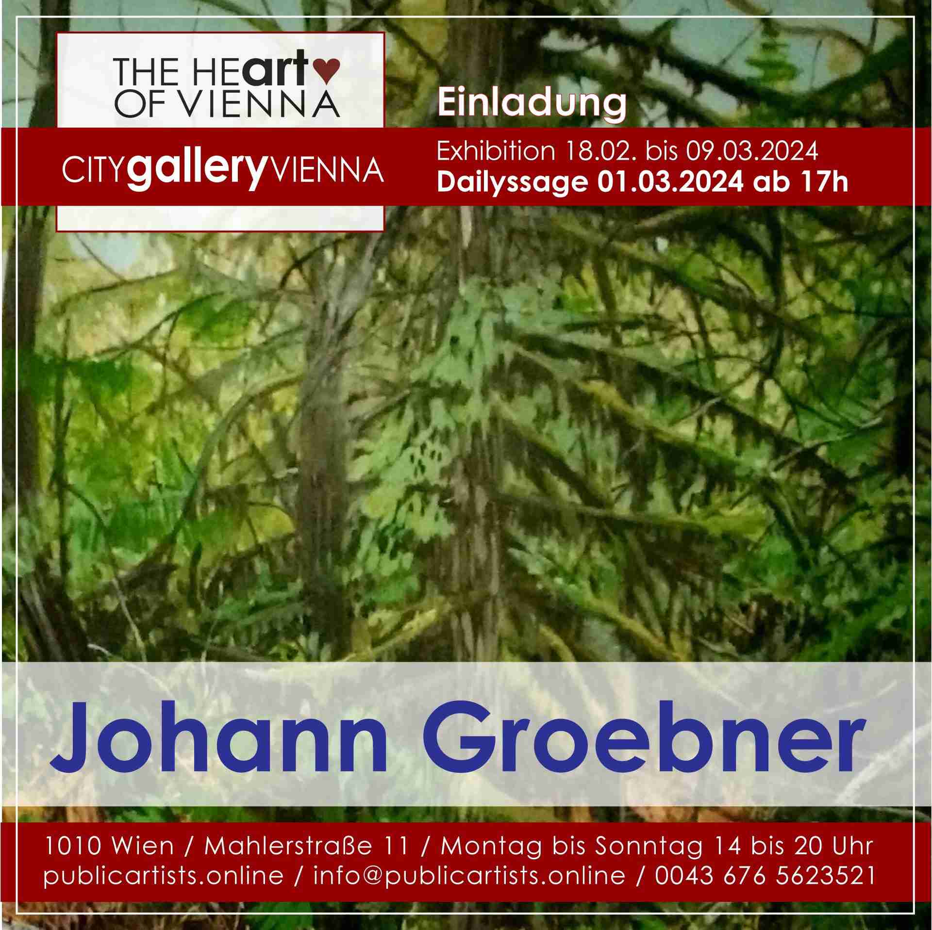 Johann Groebner a CITYgalleryVIENNA-ban