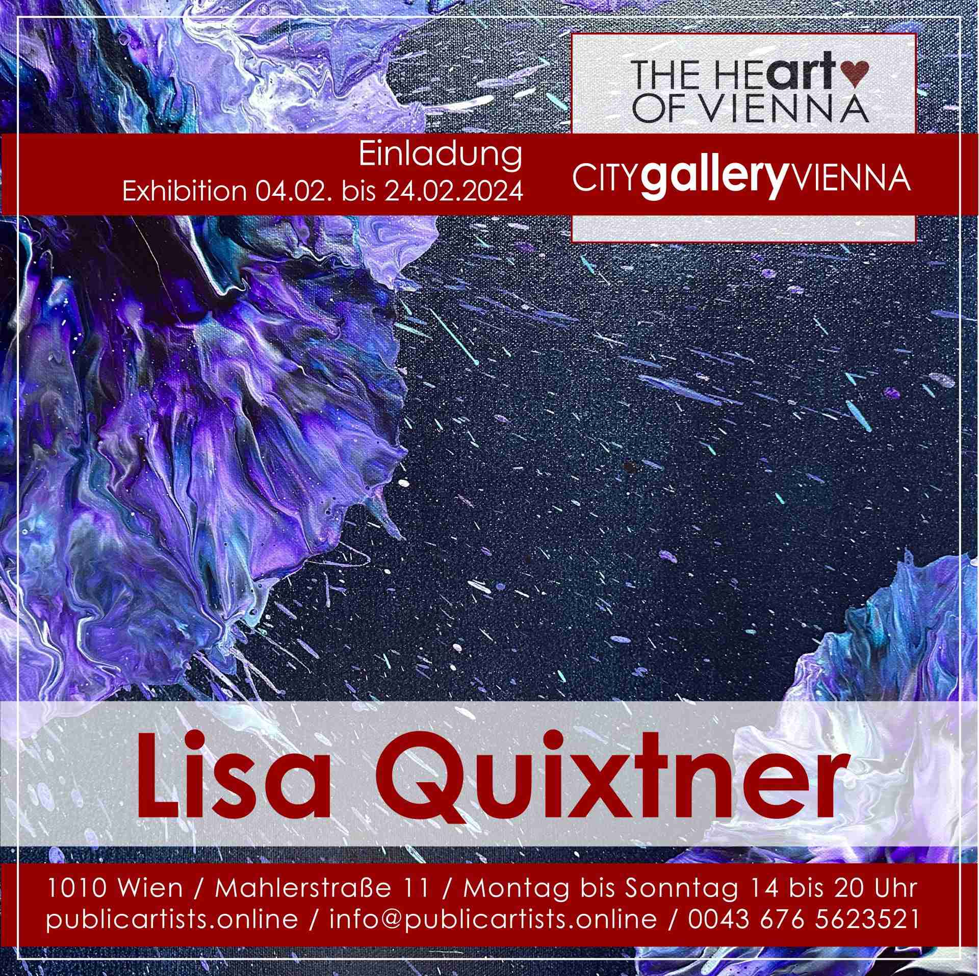 Lisa Quixtner в CITYgalleryVIENNA