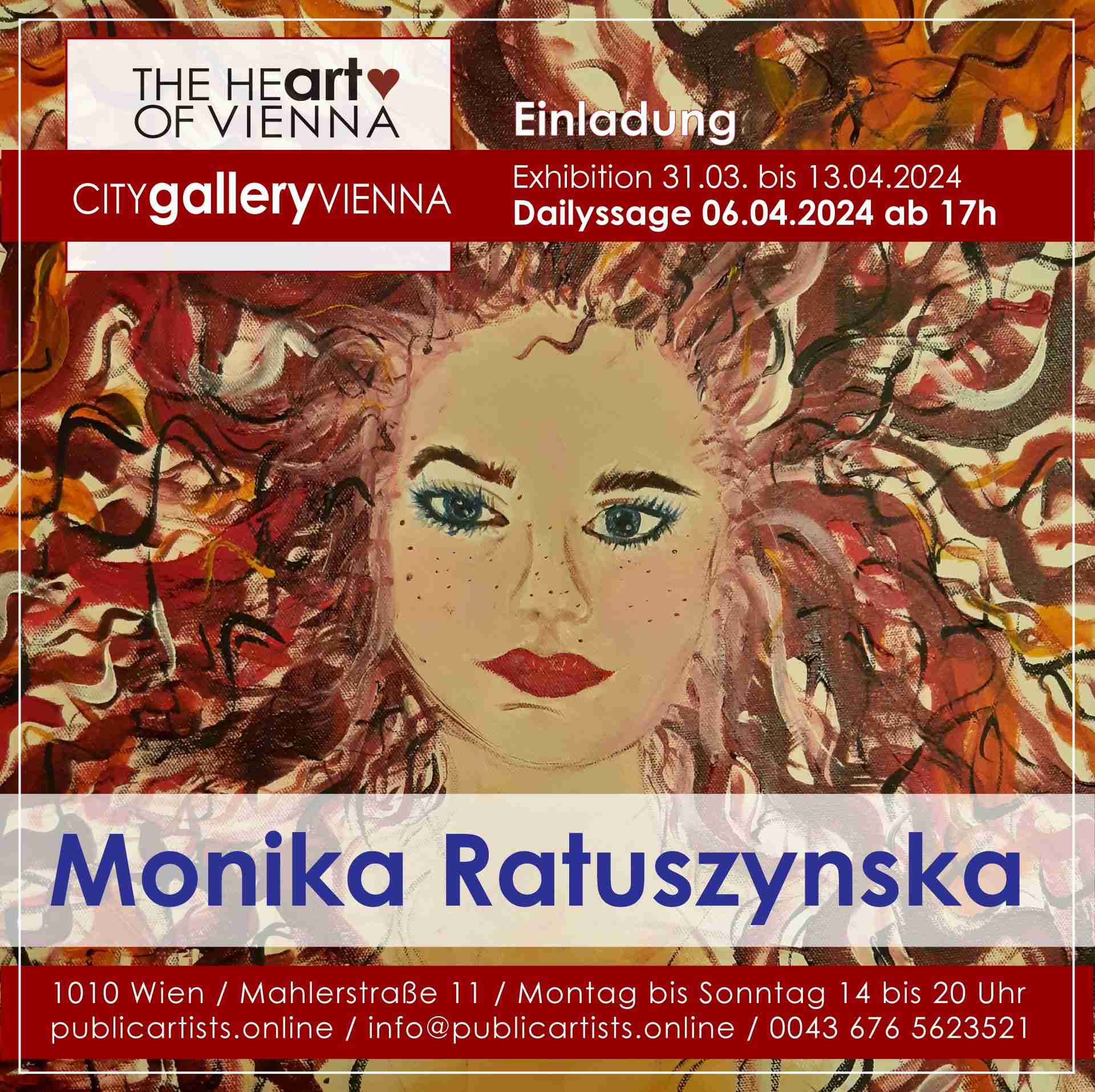 Моника Ратушинска в CITYgalleryVIENNA