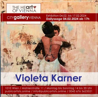 Violeta Karner a CITYgalleryVIENNA-ban