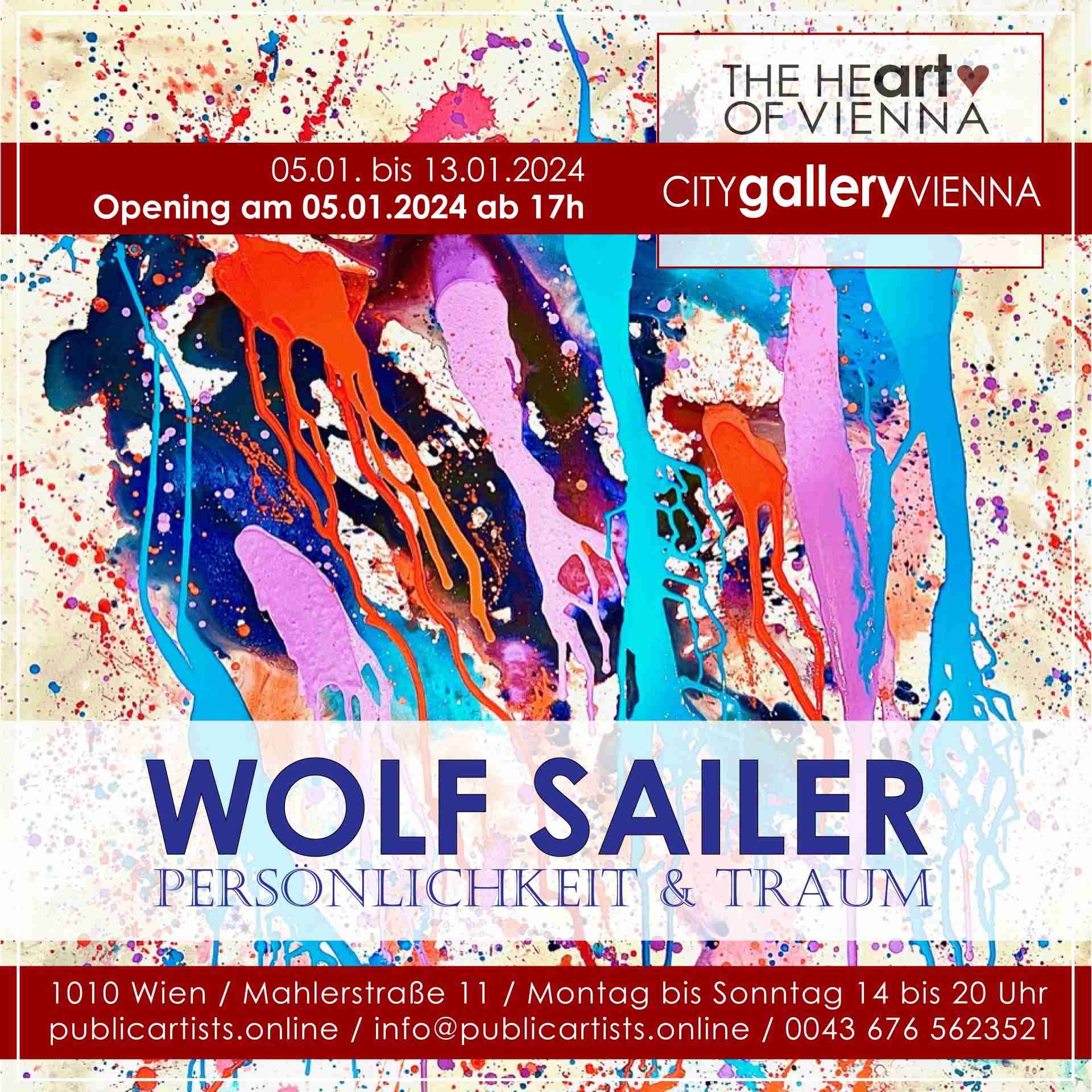 Wolf Sailer "SZEMÉLY ÉS ÁLOM" című kiállítása