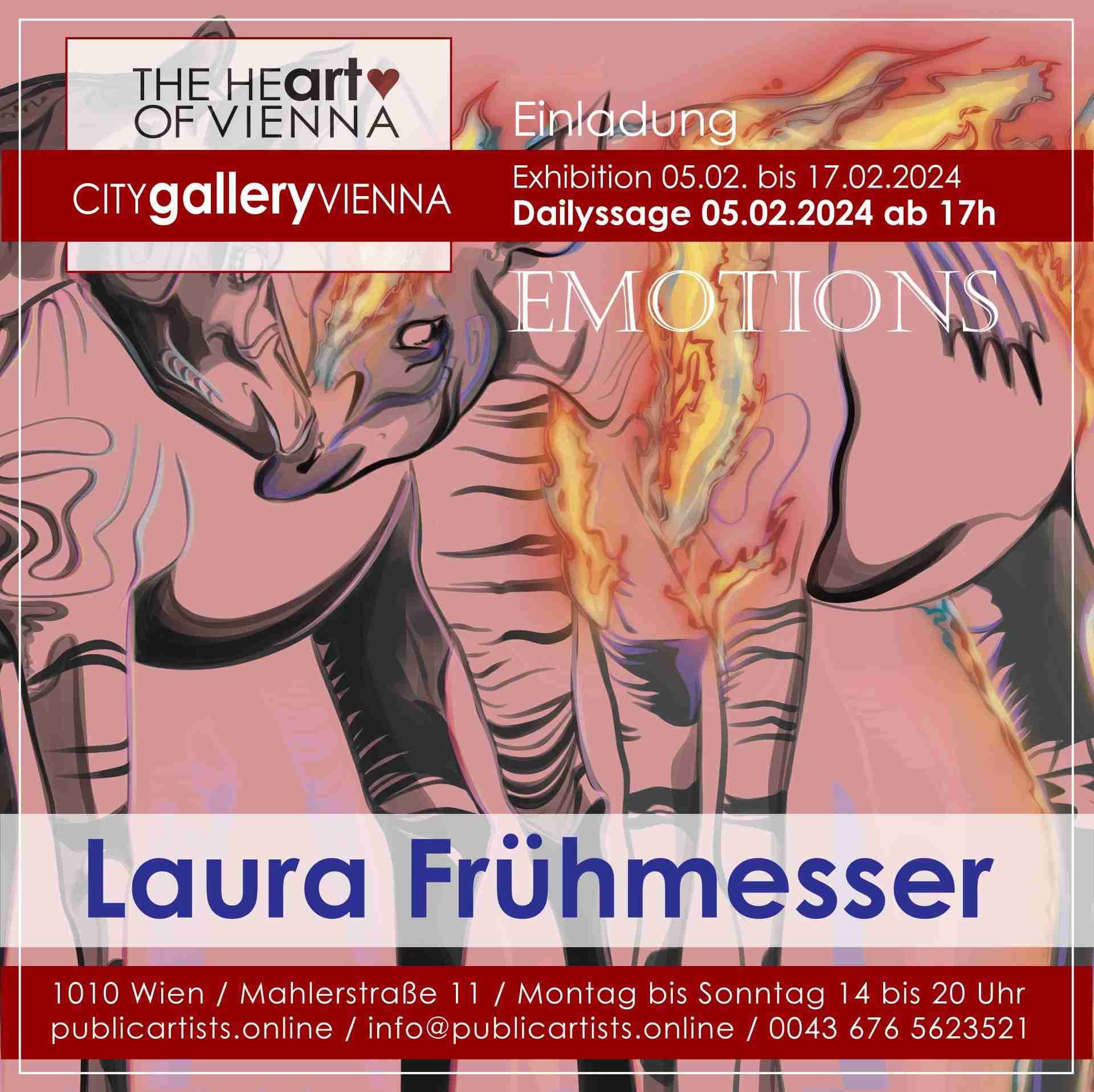 Лаура Фрюмессер показывает EMOTIONS в CITYgalleryVIENNA