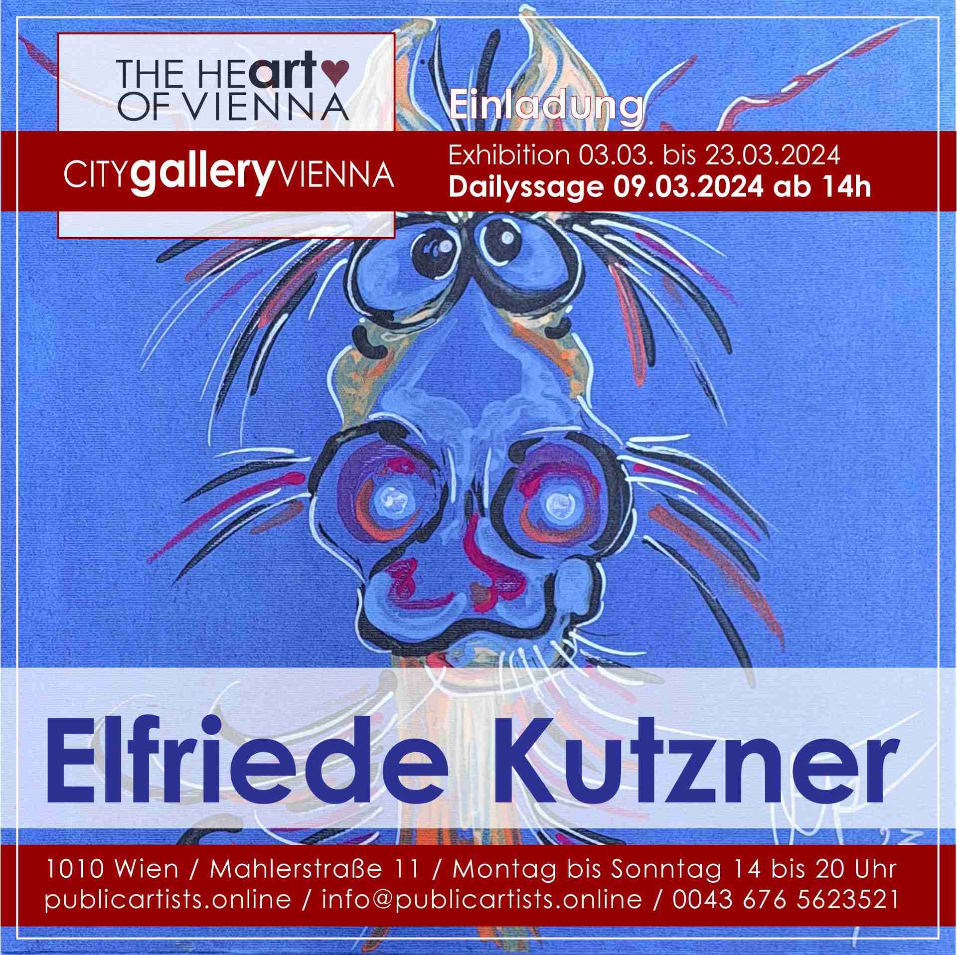 Elfriede Kutzner in the CITYgalleryVIENNA