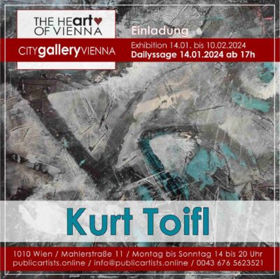 Kurt Toifl a CITYgalleryVIENNA-ban