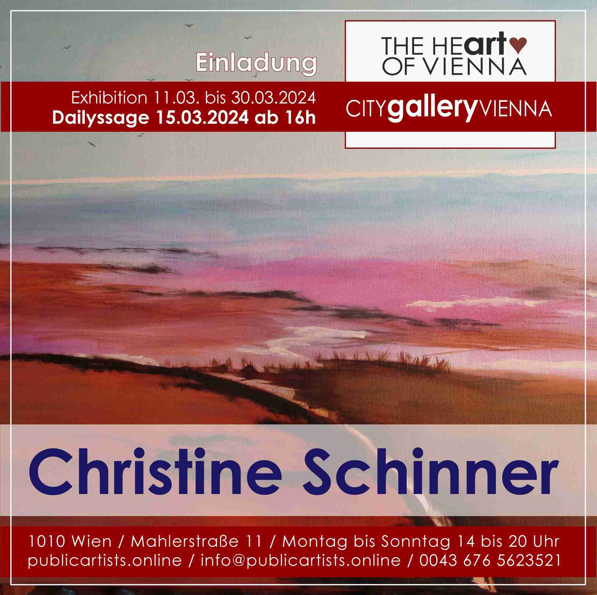 Christine Schinner nella CITYgalleryVIENNA