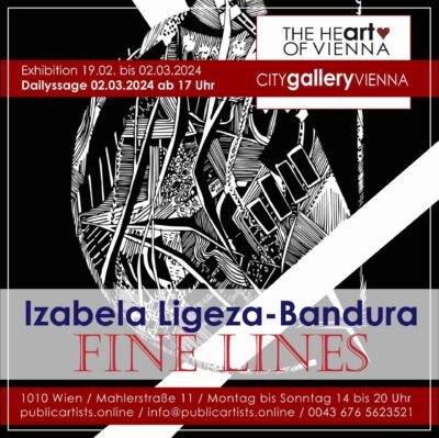 Изабела Лигеза-Бандура показва FINE LINES в CITYgalleryVIENNA