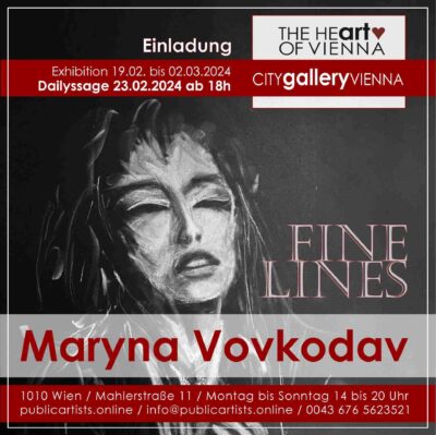 Марияна Вовкодав показва FINE LINES в CITYgalleryVIENNA