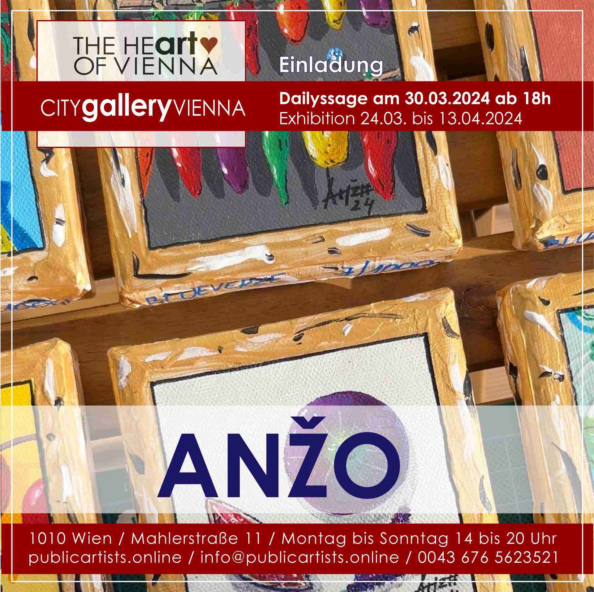 Anzo a CITYgalleryVIENNA-ban