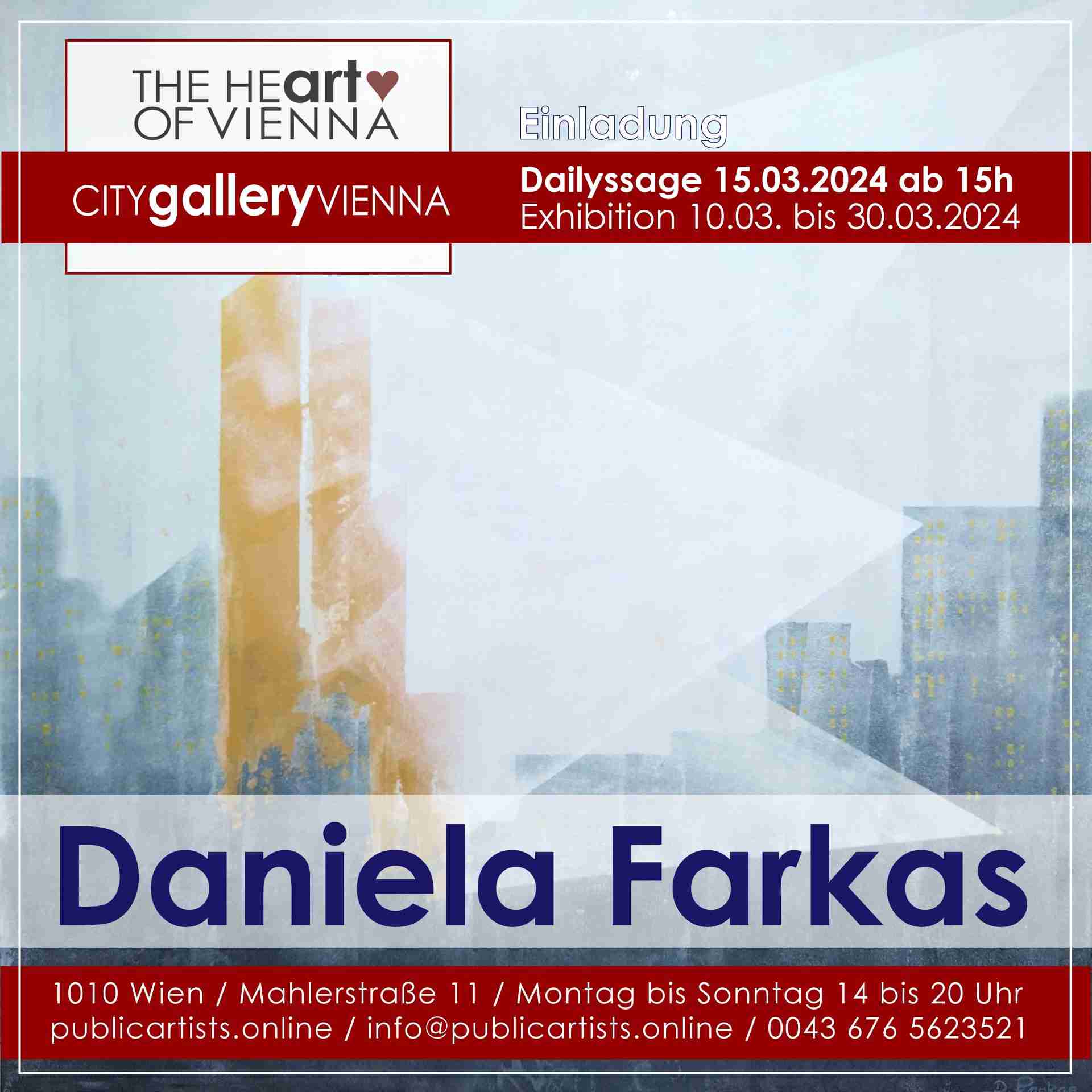 Даниэла Фаркас в галерее CITYgalleryVIENNA