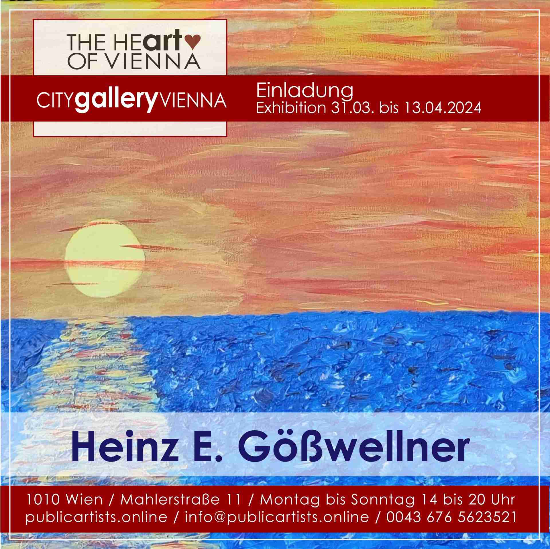 Heinz E. Gößwellner à la CITYgalleryVIENNA