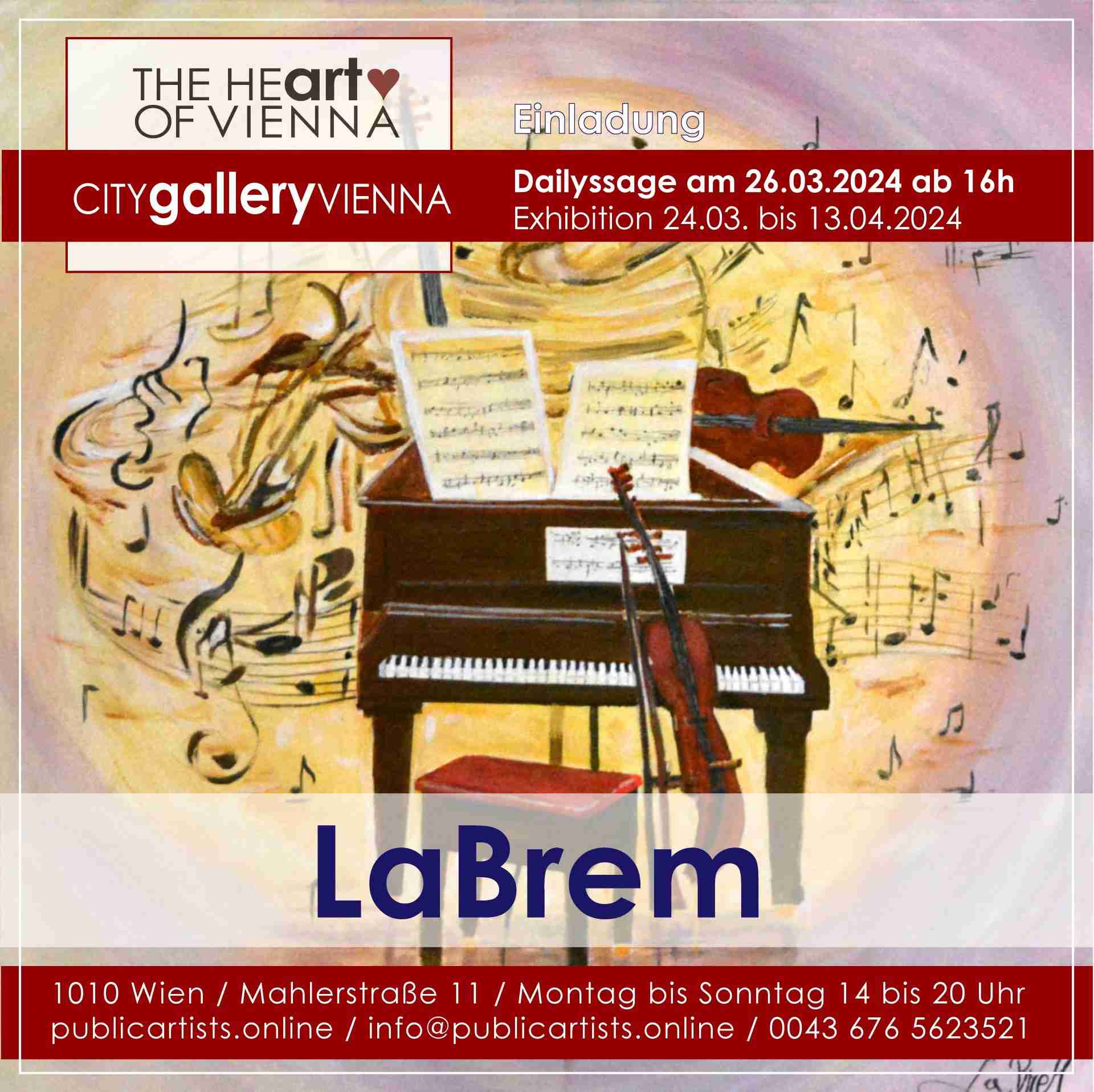 La Brem in der CITYgalleryVIENNA
