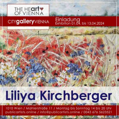 Лилия Кирхбергер показва FLOWER POWER в CITYgalleryVIENNA