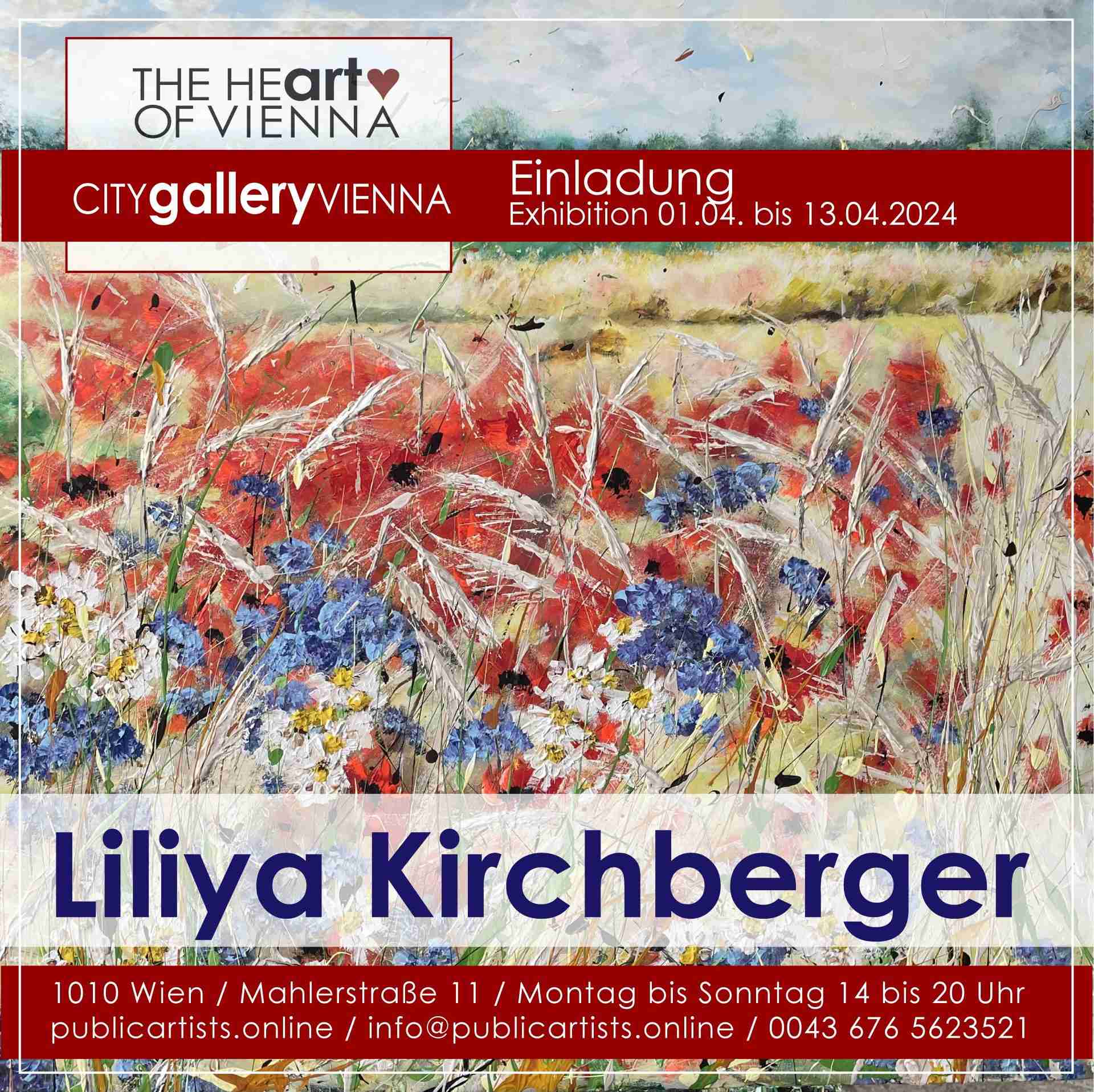 Liliya Kirchberger shows FLOWER POWER in the CITYgalleryVIENNA
