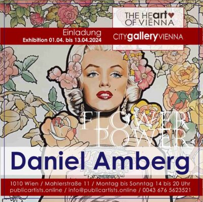 Daniel Amberg zeigt FLOWER POWER in der CITYgalleryVIENNA