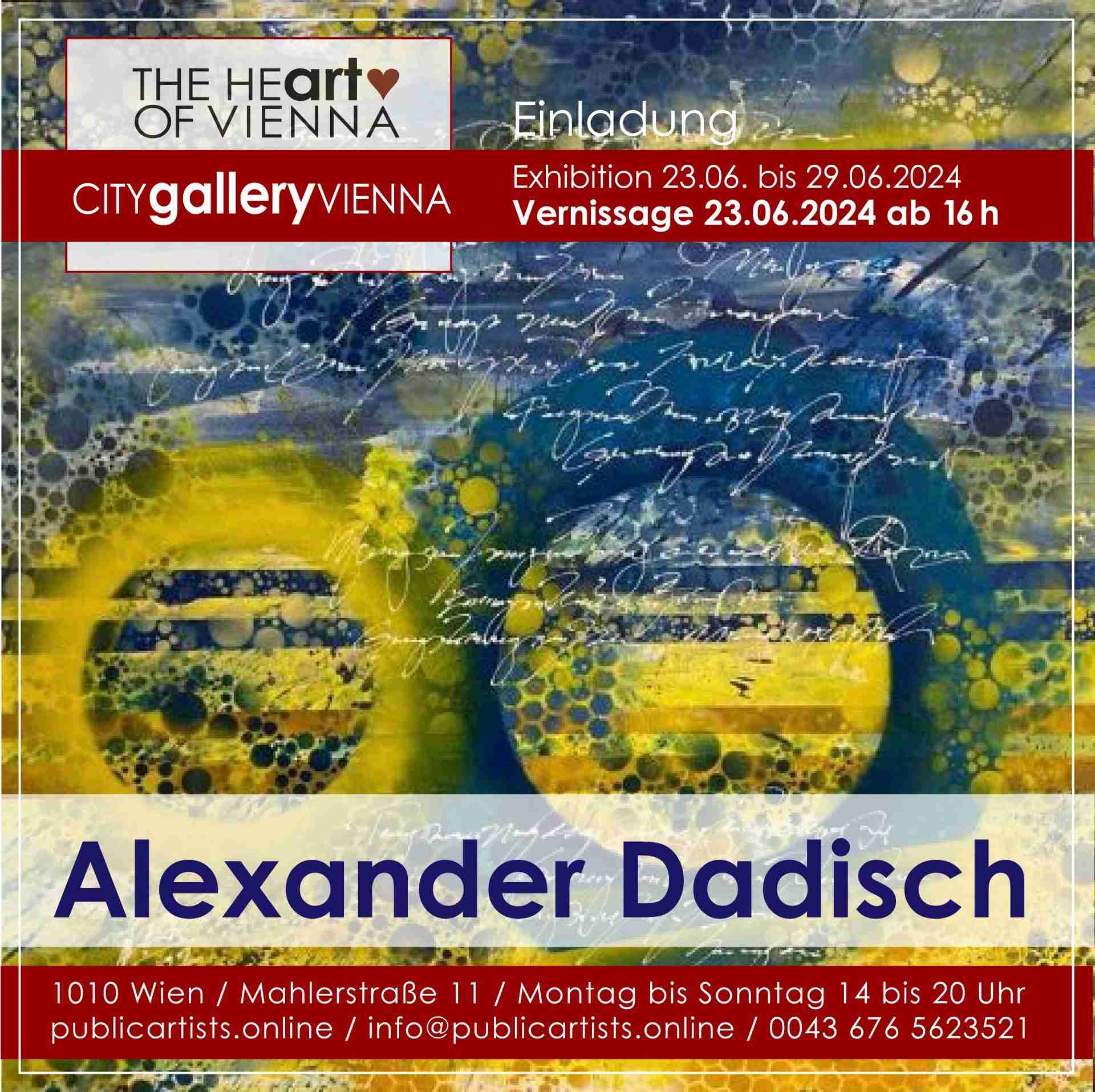 Александър Дадиш показва своето SOLO в CITYgalleryVIENNA