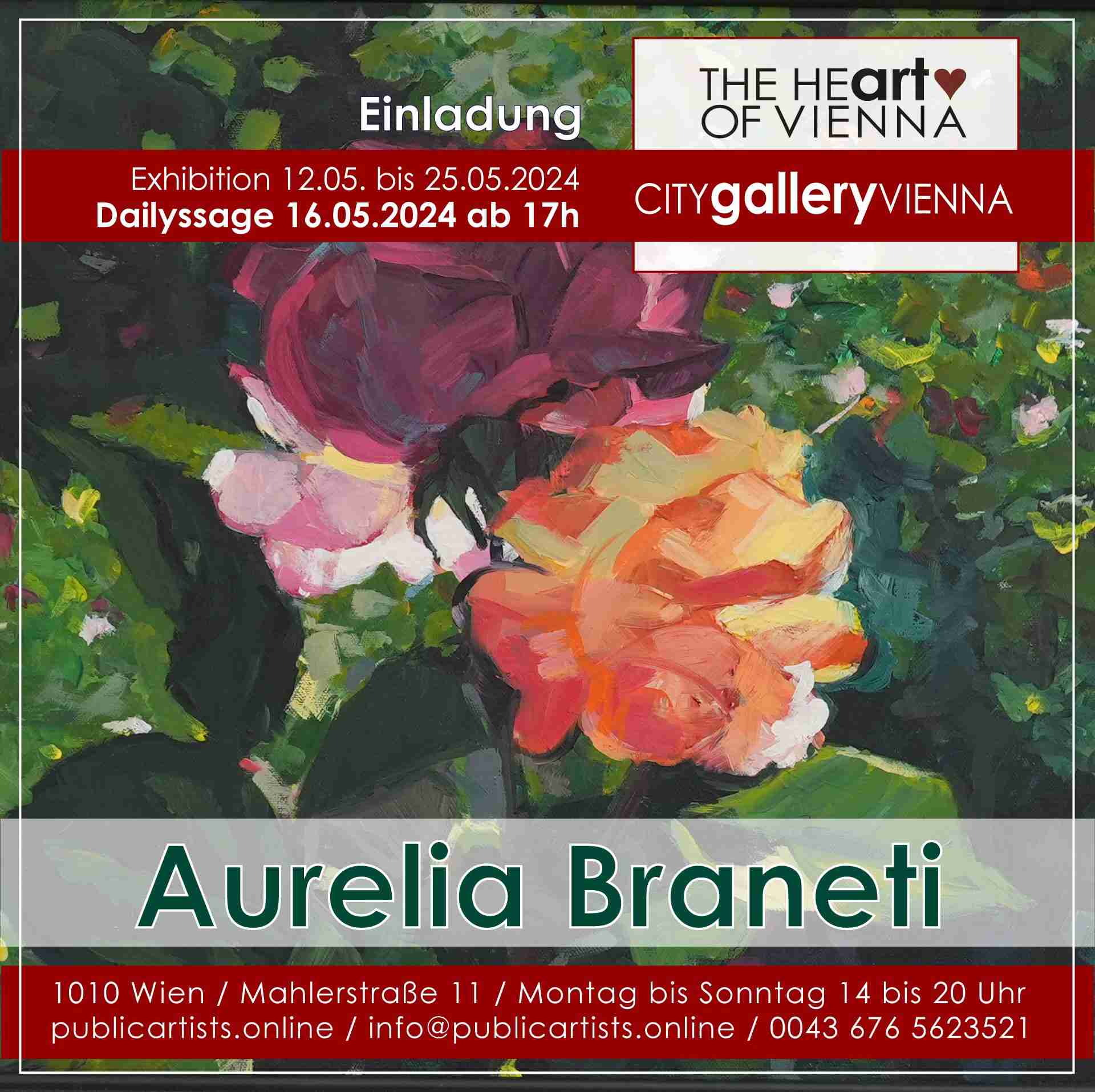 Aurelia Braneti shows EMOTIONS in the CITYgalleryVIENNA