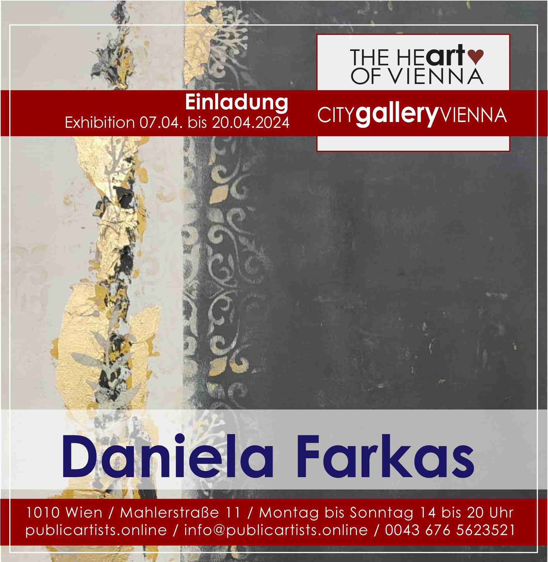 Farkas Daniela a CITYgalleryVIENNA-ban